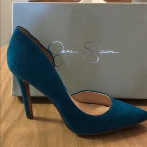 Jessica Simpson Claudette Cerulean Suede